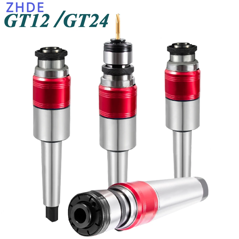 ZHDE MT2 MT3 MT4 MT5 MTA GT GT12 GT24 Tapping Tool Holder MT3 GT12 Tap Collet Floating Expandable Tapping GT12 Tool Holder