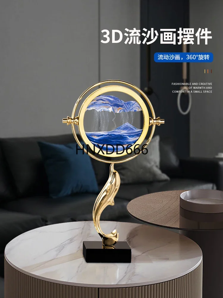 Quicksand ornament light luxury home living room high-end decoration