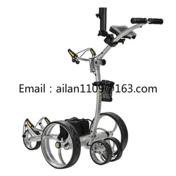 New Design Golf Kart Electric Golf Carts One Click Folding 3 Wheel Golf Push Cart