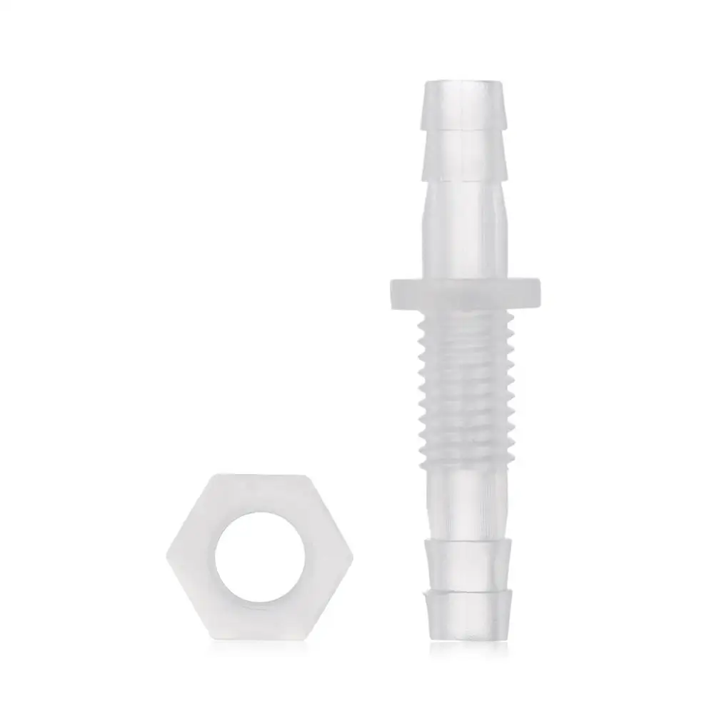 

5 шт. прямых соединителей PP Pagoda для аквариумных шлангов, адаптеры для аквариумов, резьбовые шестигранные гайки