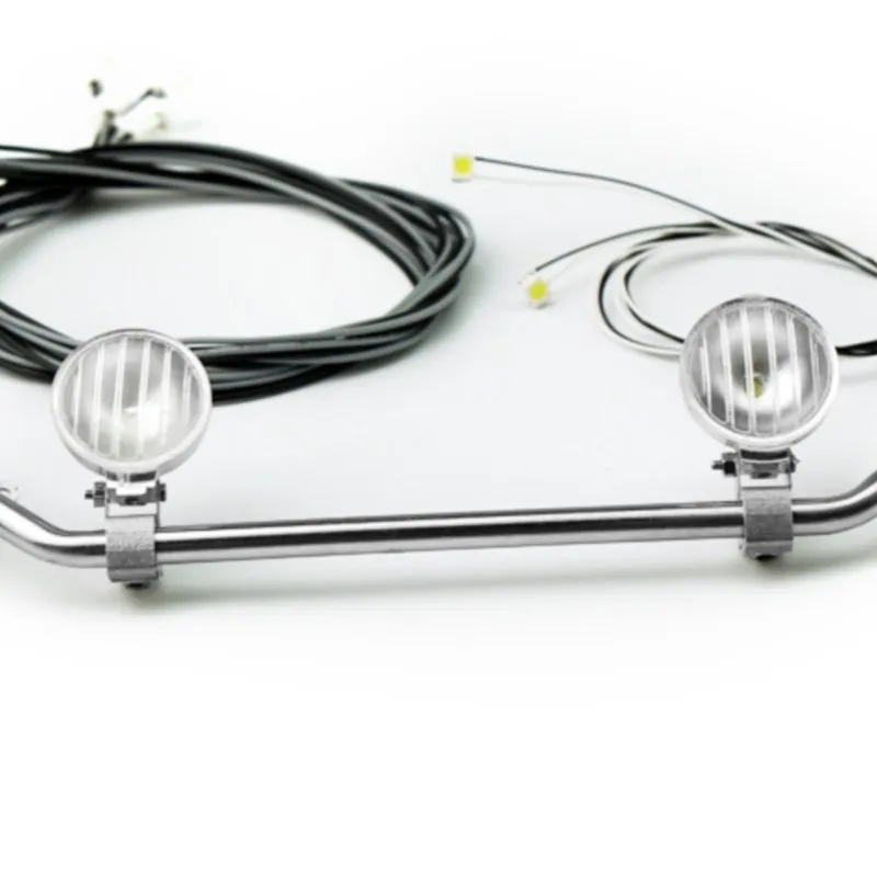 

Запасная часть LESU, металлический передний светодиодный прожектор для модели 1/14 DIY Tamiyaya, радиоуправляемый трактор, самосвал, уличные игрушки TH11432