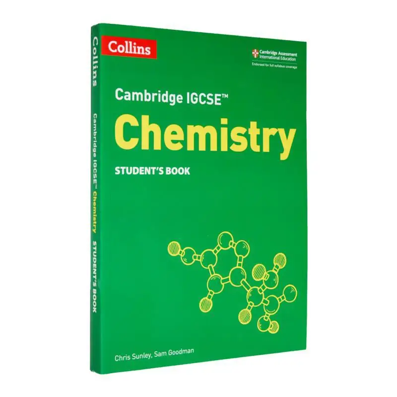 

Collins Cambridge IGCSE Chemistry Students Book Sunley Chris Harper Collins UK 9780008430887 Book