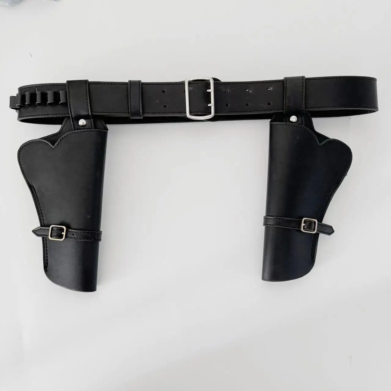 التكتيكية الحافظة الخصر حقيبة حزام جلد الساق التفاف الجلود مجموعة أدوات تأثيري المزدوج مسدس الدعامة حقيبة الدعائم الطرف