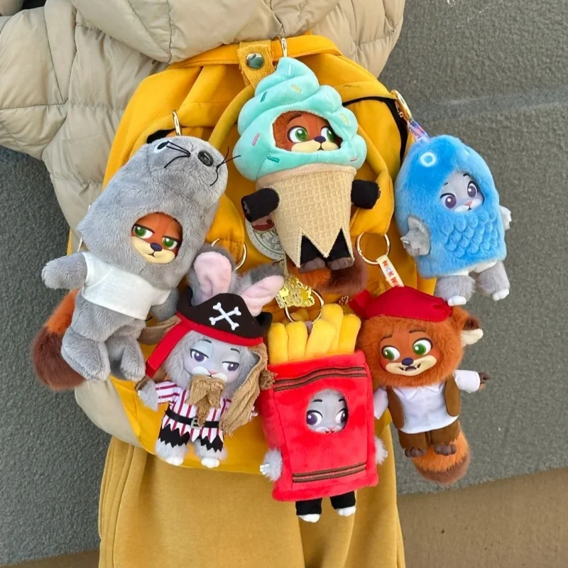 جديد حقيقي Zootopia2 سلسلة Disguiser أفخم صندوق أعمى لطيف جودي صندوق غامض عمل الشكل أنيمي دمية نيك المفاتيح الهدايا #1