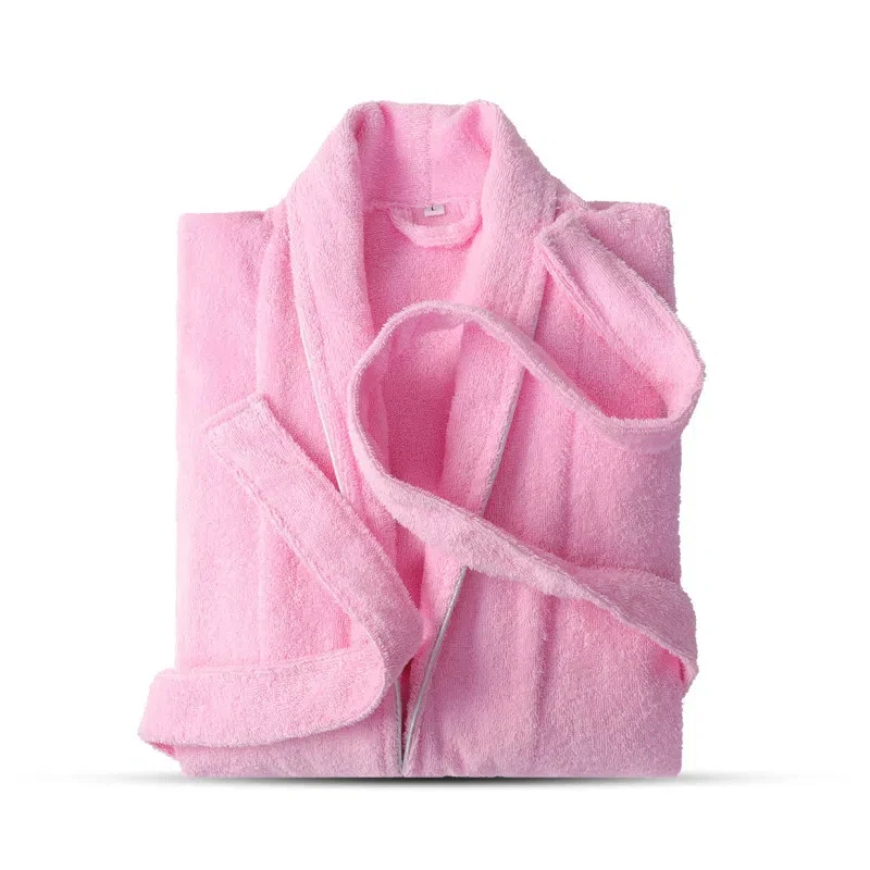 100% Cotton Toweling Robe Lovers Soft Long Bath Robe Men Women Nightrobe Sleepwear Casual Home Bathrobe Hotel Robe Thickening