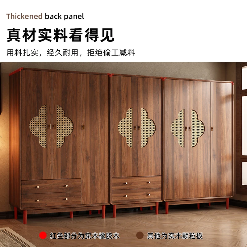 Bedroom Home European Single Wardrobe Small Bedroom Multifunctional Storage Cabinet