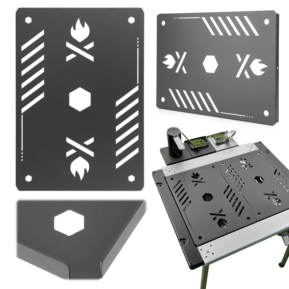 

Camping IGT Table Board Aluminum Alloy Portable IGT Table Plate Lightweight Camping Stove Table Plate for Snow Peak GS-450r/450k