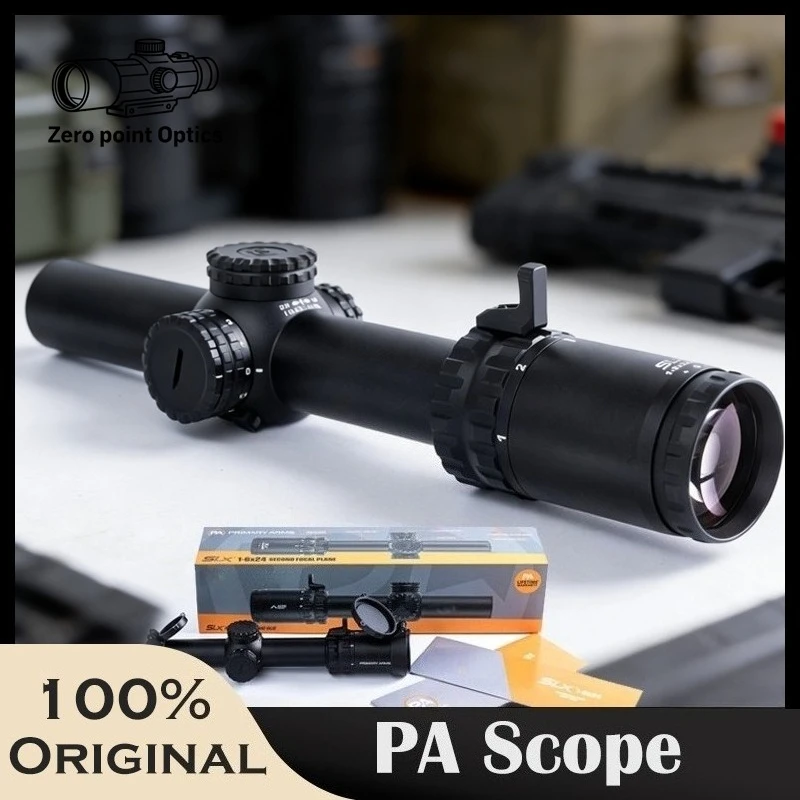 

Original PA Classic Series SLX 1-6x24 SFP Tactical Scope Rifle Scope Red Illuminated Duplex Reticle 30mm tube for Hunting