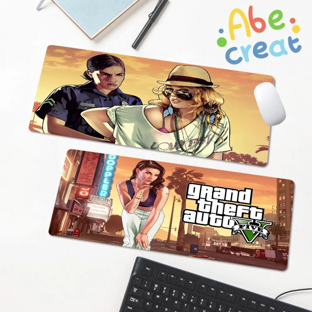 Grand Theft Auto Animation PC Gaming Mouse Pad Gamer Desk Mats Keyboard Pad Mause Pad Muismat For PC Mouse Carpet