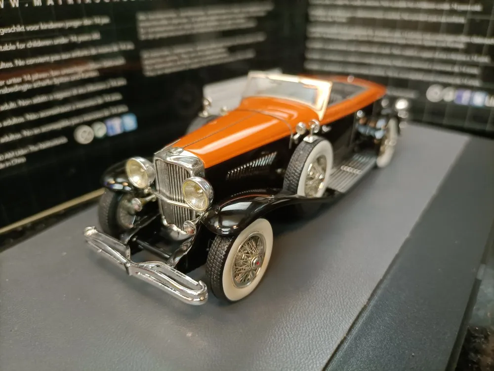 

Matrix 1:43 Duesenberg J Riviera 1934 Vintage Car Simulation Limited Edition Resin Metal Static Car Model Toy Gift