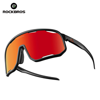 ROCKBROS Cycling Glasses Polarized Photochromic Anti-Fog For Men Women For Outdoor Sports Running Road Cycling Windproof Goggles