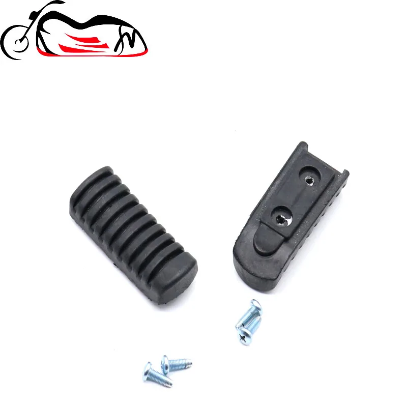 Front Footrest Foot Peg Rubber Cover For KAWASAKI NINJA 250R 400R 650 1000 ZRX 400/1100/1200/R ER6N ER-6F Motorcycle Accessories