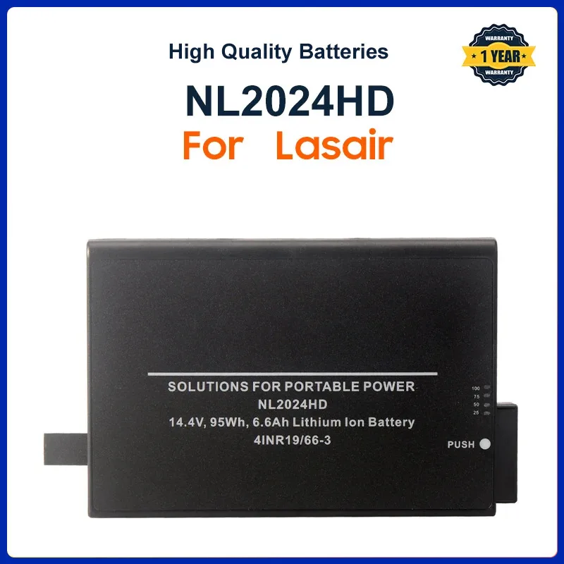 

NL2024HD Battery For MetOne 3400 3413 Laser Dust Particle Counter For Lasair III 310B 310C 350L 5100 Particle Counter