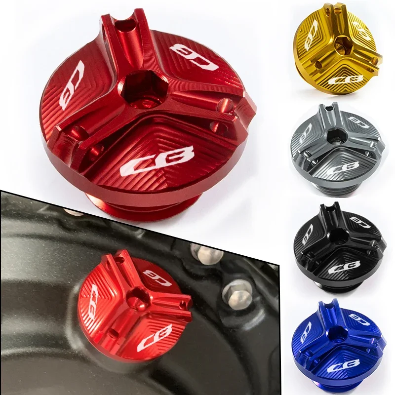 Perno de tapa de aceite de motor, tapa de llenado de combustible, piezas de protección para Honda CB650R CB400 CB500X CB500F CB300R CB190R CB650F CB1000R CB1100