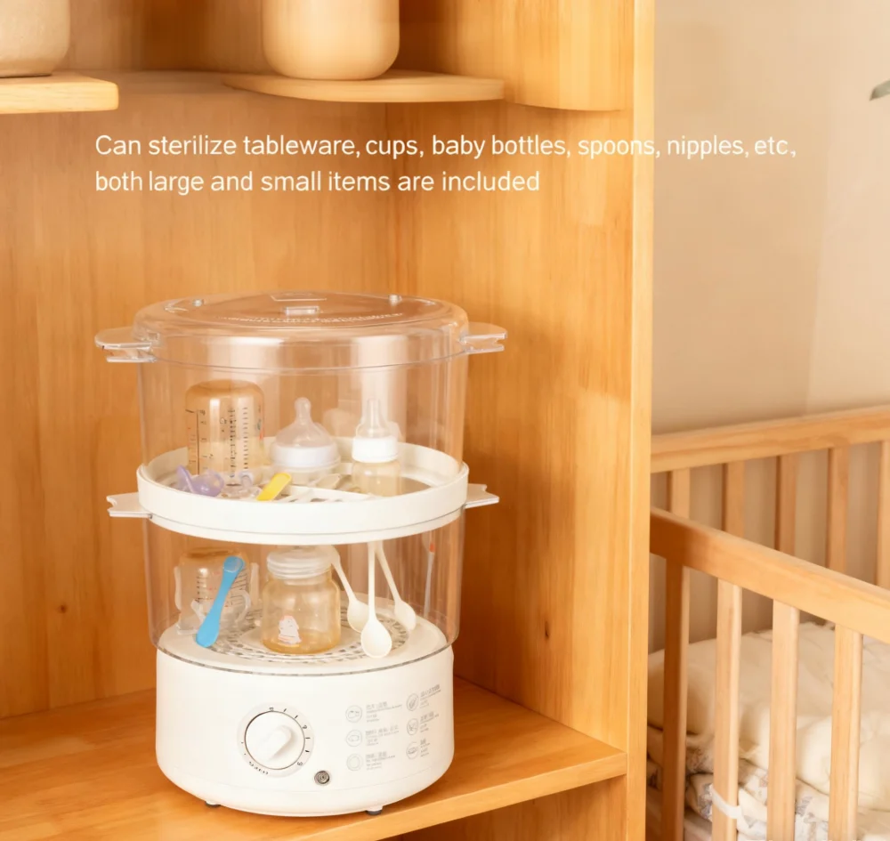 New Home Mechanical Control Digital Multi-Function Plastic 5Litre Food Steamer Easy Breakfast Healthy Energy Electric