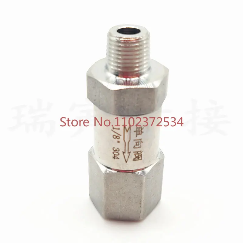 Customized 304 stainless steel inner and outer wire check valve 1/4 grinding check valve 2 points 4 points check valve