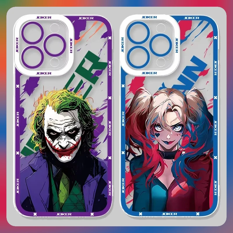 Phone Case For Xiaomi 14T 13T 12T 11T 10T 14 13 12 11 Lite 5G NE POCO F6 X6 Pro X3 NFC X5 X4 GT F3 F4 F5 M6 Anime Riminals Joker