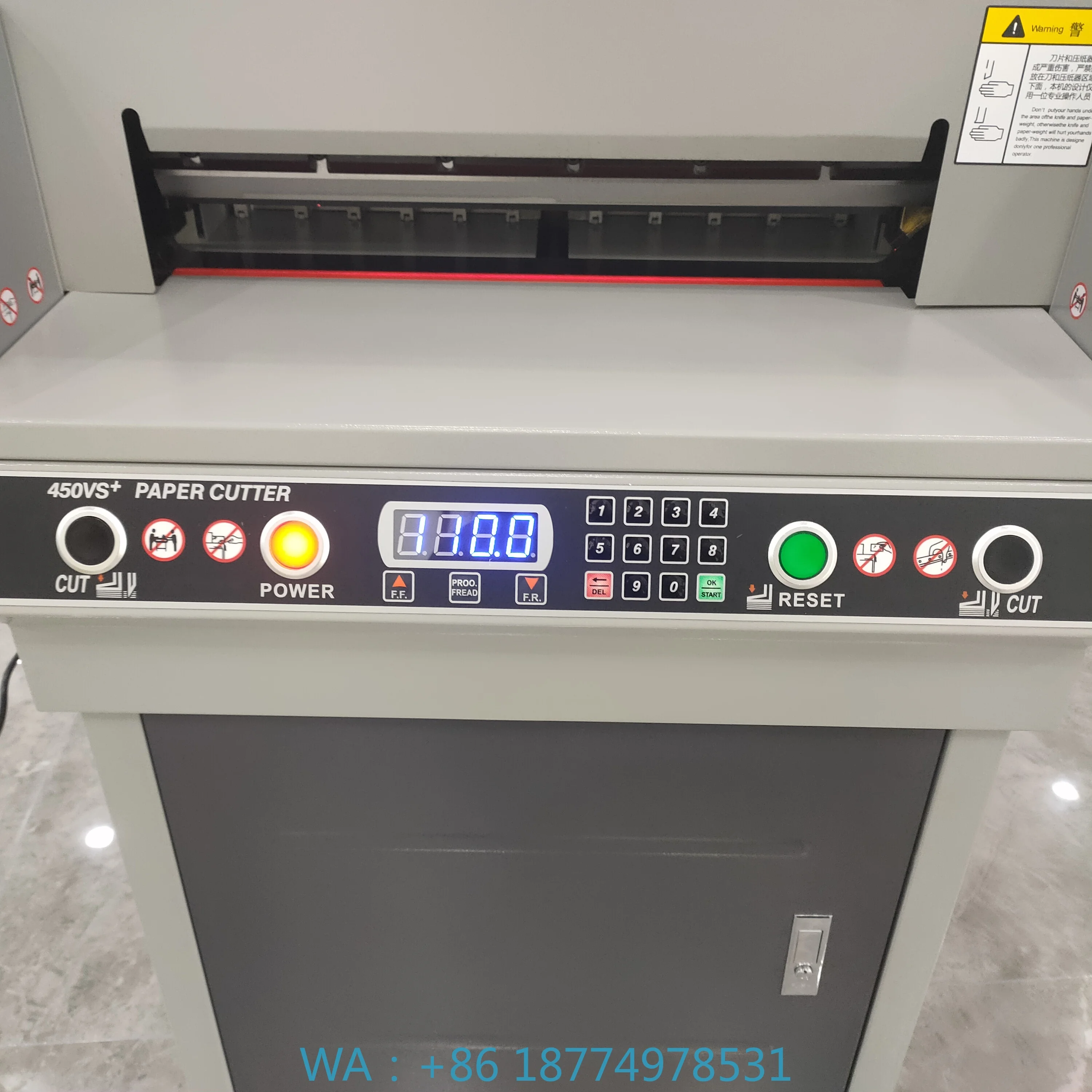 

or A3 A4 G450vs+ Electric Paper Cutter with Infrared protection and High QualityGuillotine Paper Cutter f