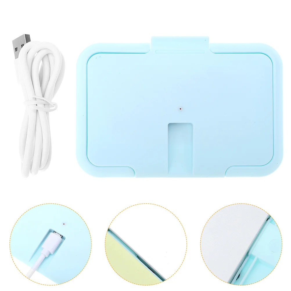 Calentador de toallitas para bebé, calentador de pañuelos húmedos portátil, calor íntimo, la mejor temperatura, calentador de toallitas, regalo para Baby Shower, 2 uds.