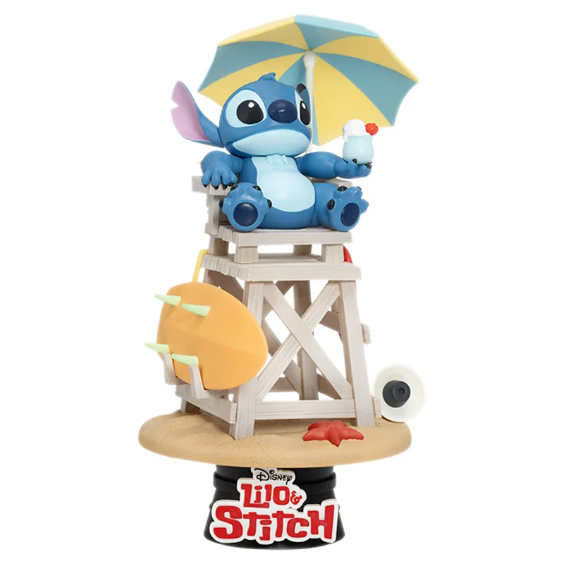 Beast Kingdom – périphériques de dessin animé Disney Stitch, modèle créatif Kawaii, ornements de table, cadeaux de vacances, vente en gros