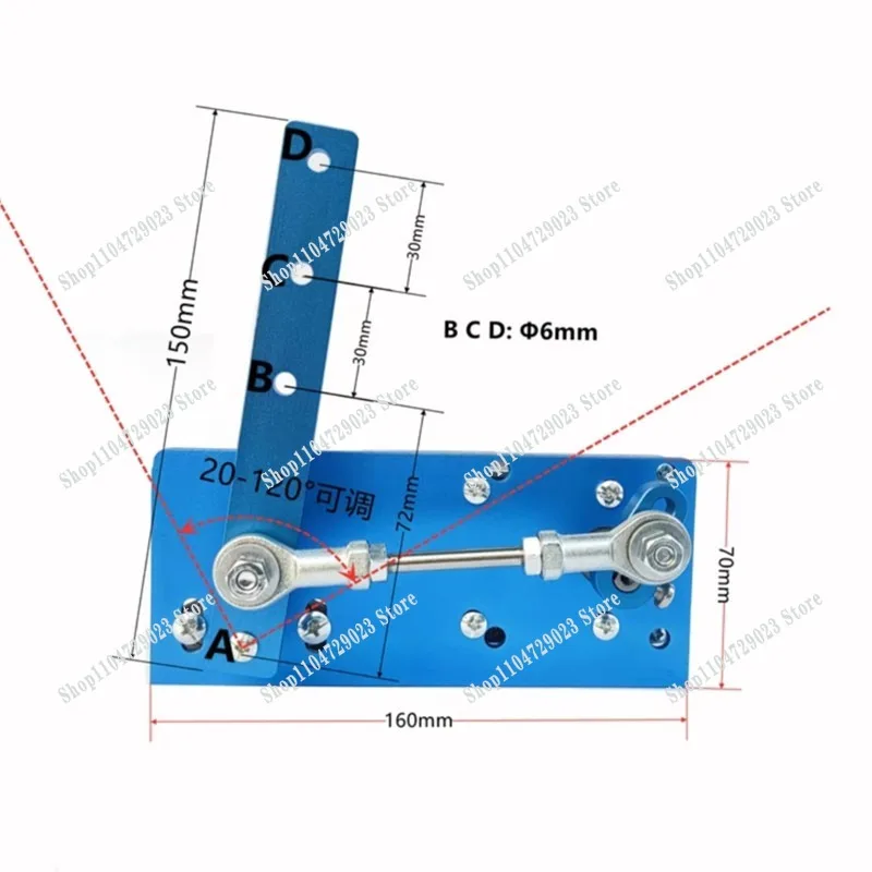 The manufacturer's hot-selling reciprocating swing motor DIY customized modification left and right swing DC12v accessories