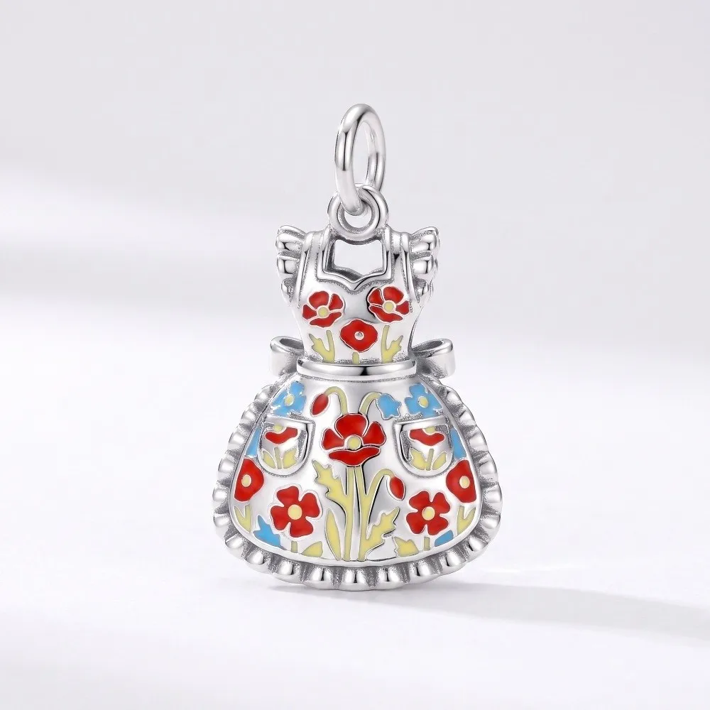 Stainless Steel Cartoon Pendants Miniture British Theme Jewelry Making Charms Enamel Material Lightweight DIY Charm Daily Use