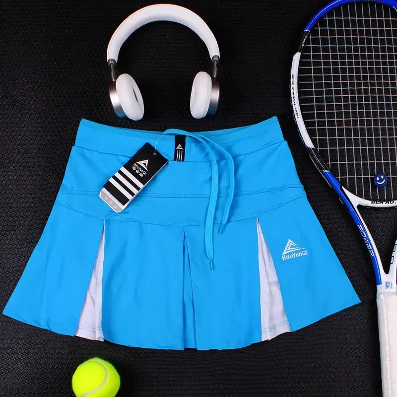 Tennis Skirt with Shorts Underneath Tennis Dress Skorts Women Falda Short Mujer Tenis Feminino Jupe Short Tenis Sport Skirt