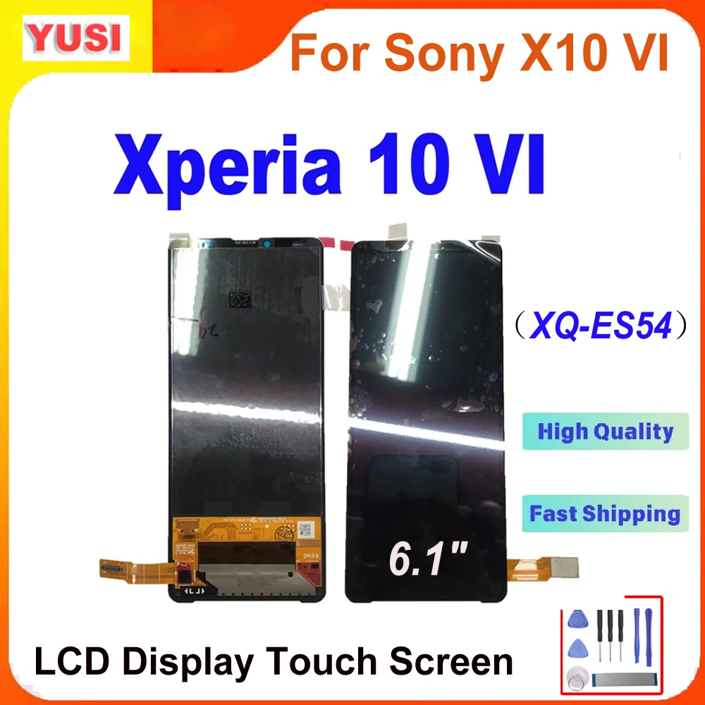 Pantalla LCD OLED Original de 6,1 pulgadas para Sony Xperia 10 VI, montaje de digitalizador con pantalla táctil para Sony x10 VI, XQ-ES54 de repuesto LCD