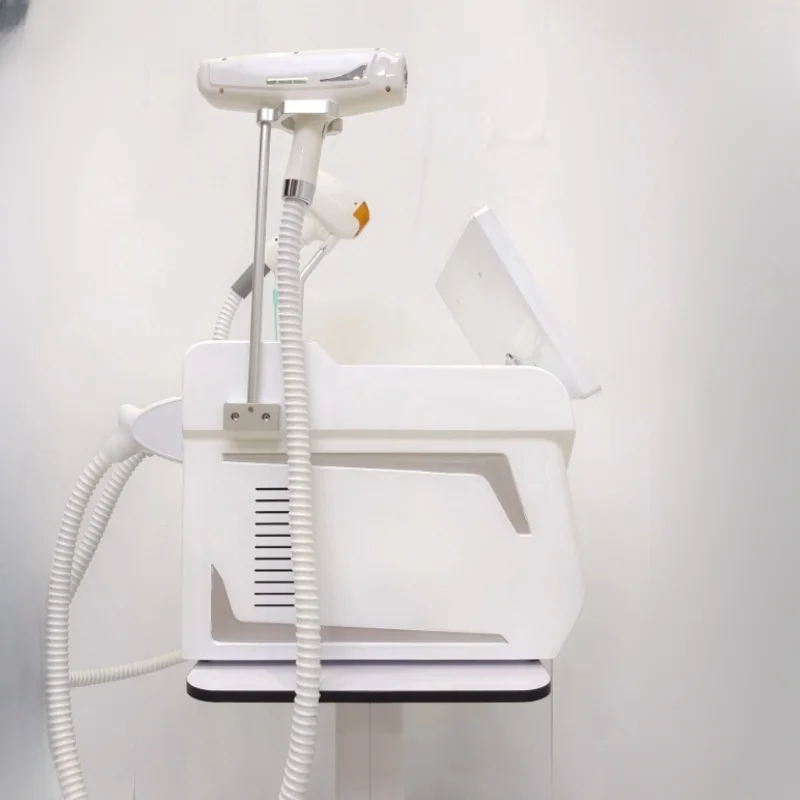 ترقية ليزر بيكو ثانية غير مؤلم 2 في 1 إزالة الشعر بالليزر ديود عالي الطاقة إزالة الوشم 4 نوع موجات جهاز التجميل بيكو ثانية