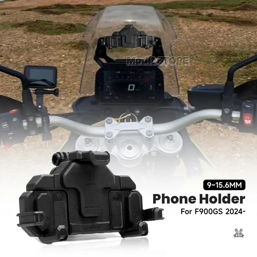 FOR BMW F900GS F900gs f 900 gs 2024 Motorcycle Accessories Phone Holder Bracket GPS Shockproof black Navigation Bracket