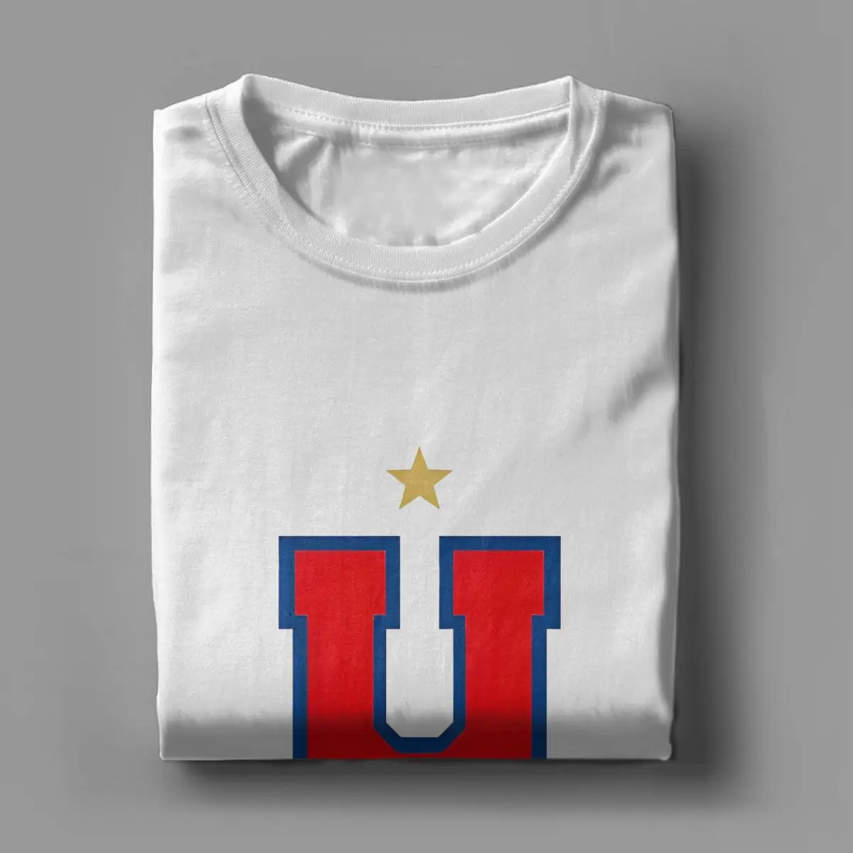 Universidad De Chile Away Blue T Shirts for Men Women 100% Cotton Cool T-Shirt Copa Chile Football Tee Shirt Tops Gift Idea