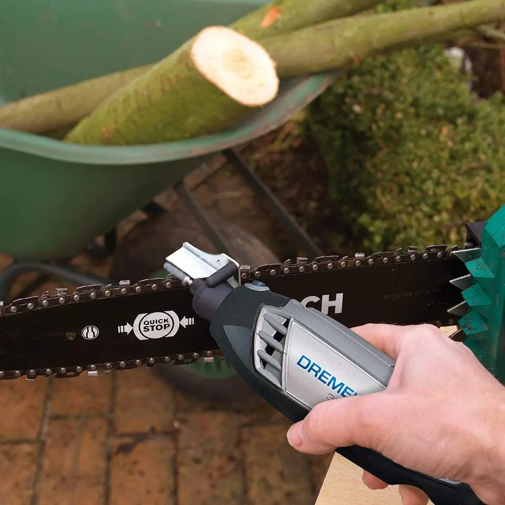 Imagem -05 - Dremel A67902 Afiar Kit Ferramenta de Jardim Acessório Cortador de Grama Apontador Casa Faça Você Mesmo Conjunto de Ferramentas Trabalho para Moedores Dremel Elétrico