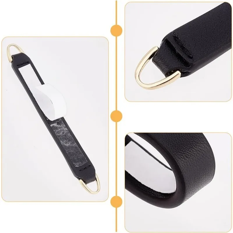 1pc Clutch Bag Conversion Leather Strip 3.7 Inch DIY Purse Chain Strap Connection Accessories Envelope Bag Conversion Leather