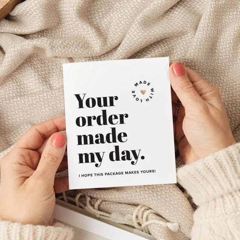 

Business Gratitude Cards for Supportive Clients; 50-Count Thankful Notes for Small Business Assistance