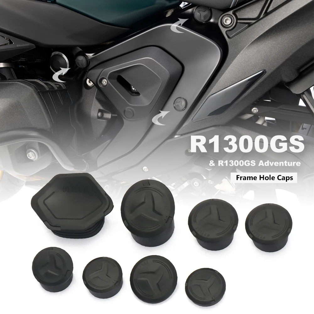 

New Frame Hole Cover Caps Plug Motorcycle Accessories For BMW R 1300 GS 2023-2025 R1300GS Adventure R1300 GS ADV 2024 2025