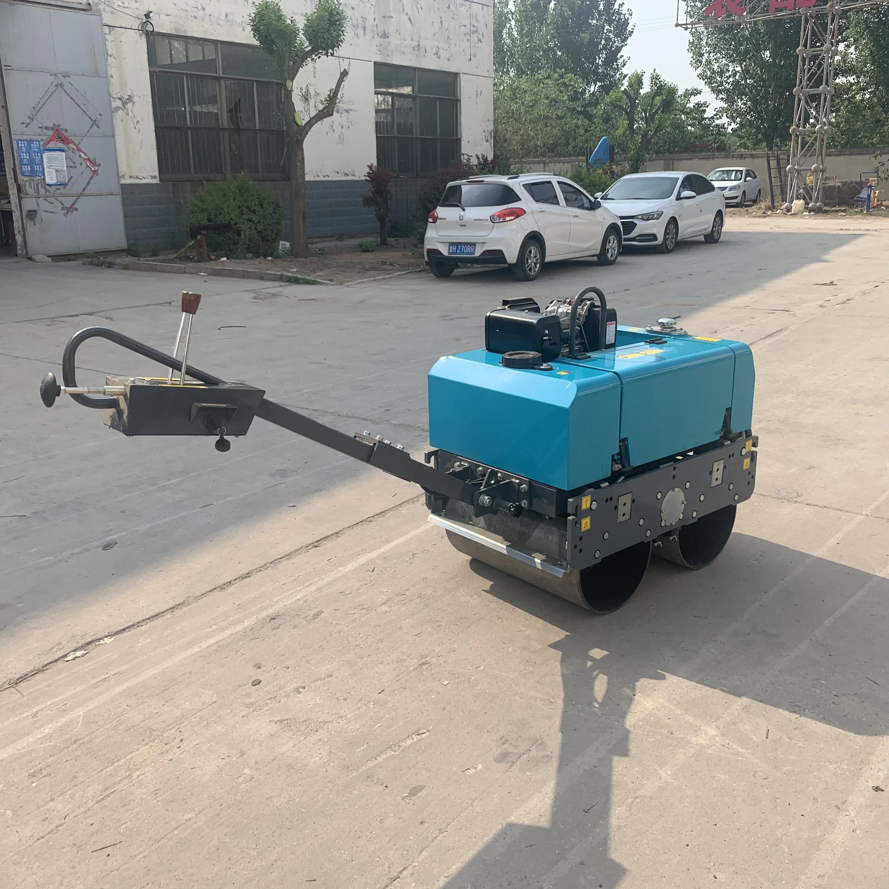Mini Rollers CE EPA Certified 500 600 800kg Walk-behind Vibratory Rollers For Concrete Soil Asphalt Compaction