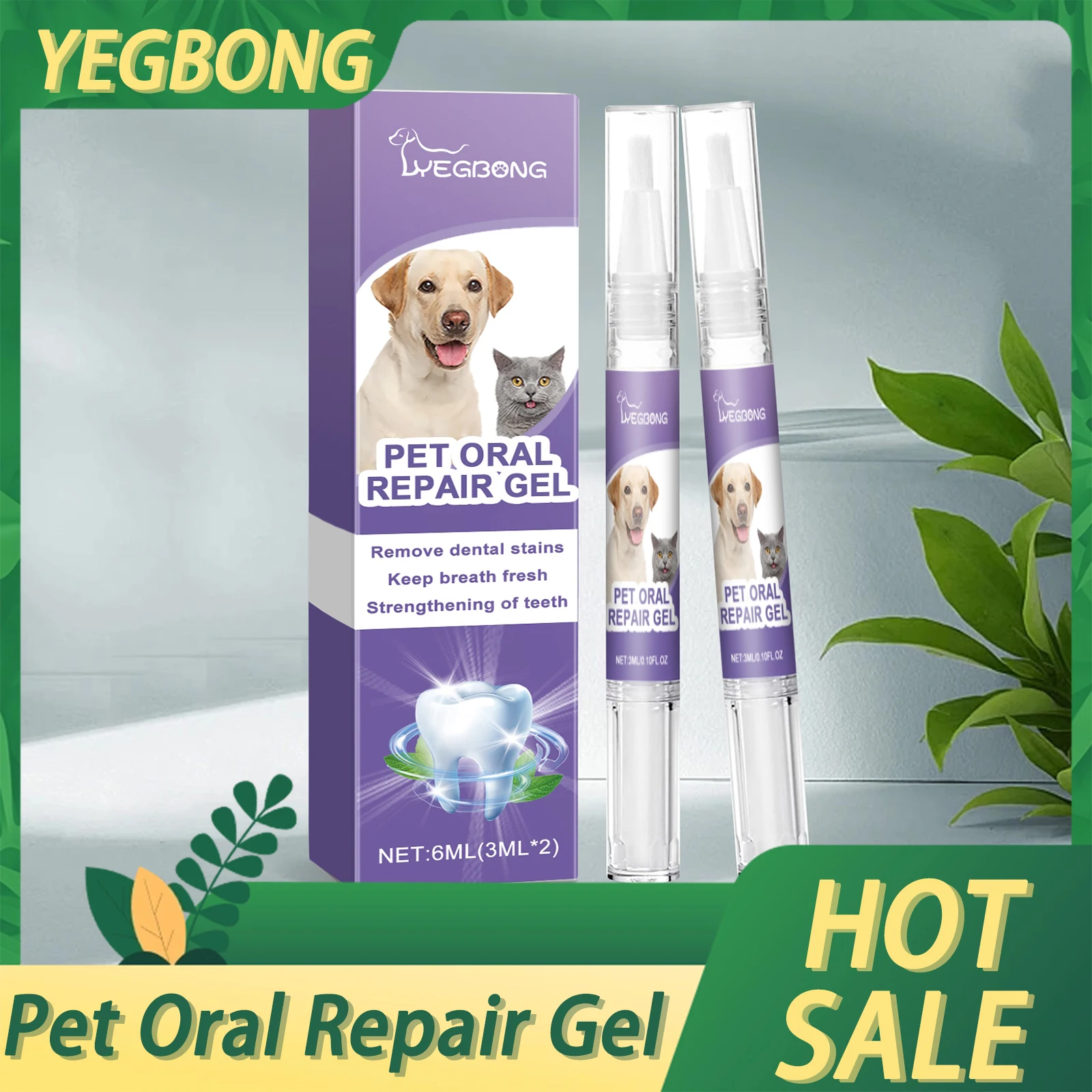 Pet Mundpflege Gel Schnell Entfernen Zahn Plaque Entfernen Mundgeruch Entfernen Zahn Empfindlichkeit Milde Zutaten Pet Oral Reparatur Gel