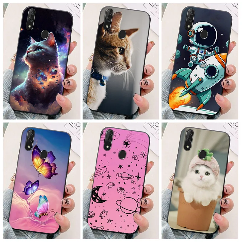 Para ZTE Blade V10 Funda astronauta Linda Impresión de dibujos animados TPU Funda de silicona suave para ZTE Blade V 10 V10 Vita 2019 Fundas de teléfono Funda