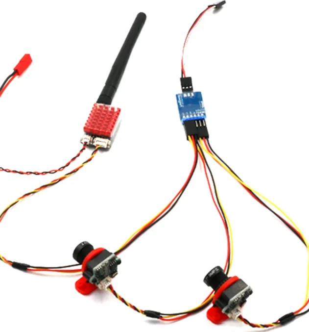 DC 5-12V 5.8G 3 Channel Video Switcher Module 3 Way Video Toggle Switch for RC FPV Camera PWM Signal Control