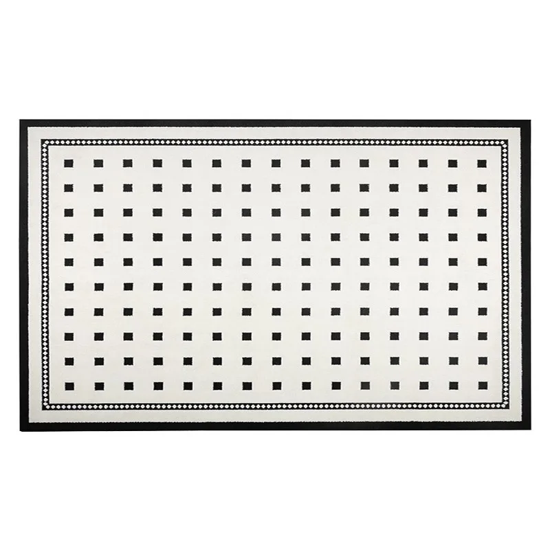 غرفة معيشة شقة بلاكستون مقاومة للماء ومضادة للحشف، سجادة خفيفة فاخرة لغرفة النوم الراقية، مسح بترك وإعادة الأوساخ #1