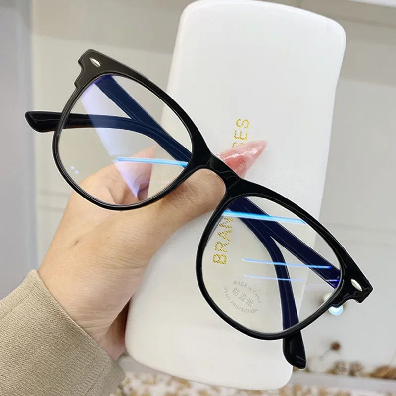 -1.0 -1.5 -2.0 To -6.0 New Transparent Finished Myopia Glasses Men Women Black Eyeglasses Prescription Shortsighted Eyewear