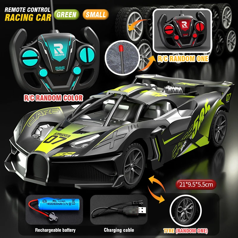 Rc Auto 4Ch High-Speed Afstandsbediening Drift Racewagen Elektrische Sportwagen Speelgoed Voertuig Model Speelgoed voor Jongens Kinderen verjaardagscadeau