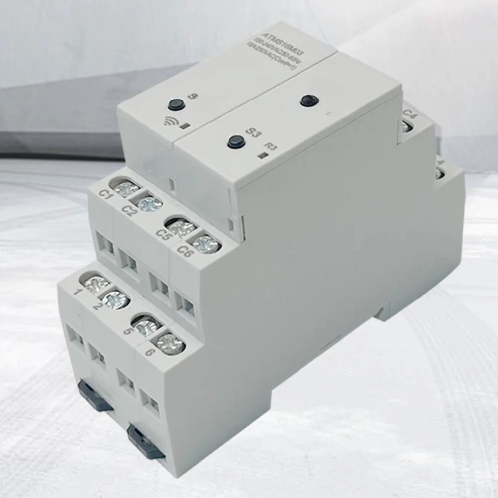 1Pc For Tuya WiFi 3 Smart Timer Switch 16A Remote Voice Control Circuit Breaker With External Switch Support White
