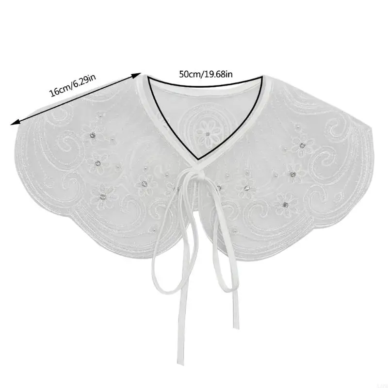 A3PB COLLAR FAUIX PARA CON ELELA PARA MUJER BORDERO FLEFOR FLUERA RÍDOS