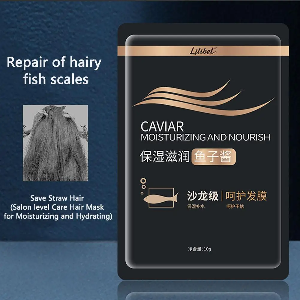 Magical Caviar Hair Mask Deep Smoothing Straightening Hair Soft Deep Treatment Dry Hair Damage Frizzy Keratin Care Repair T0K6