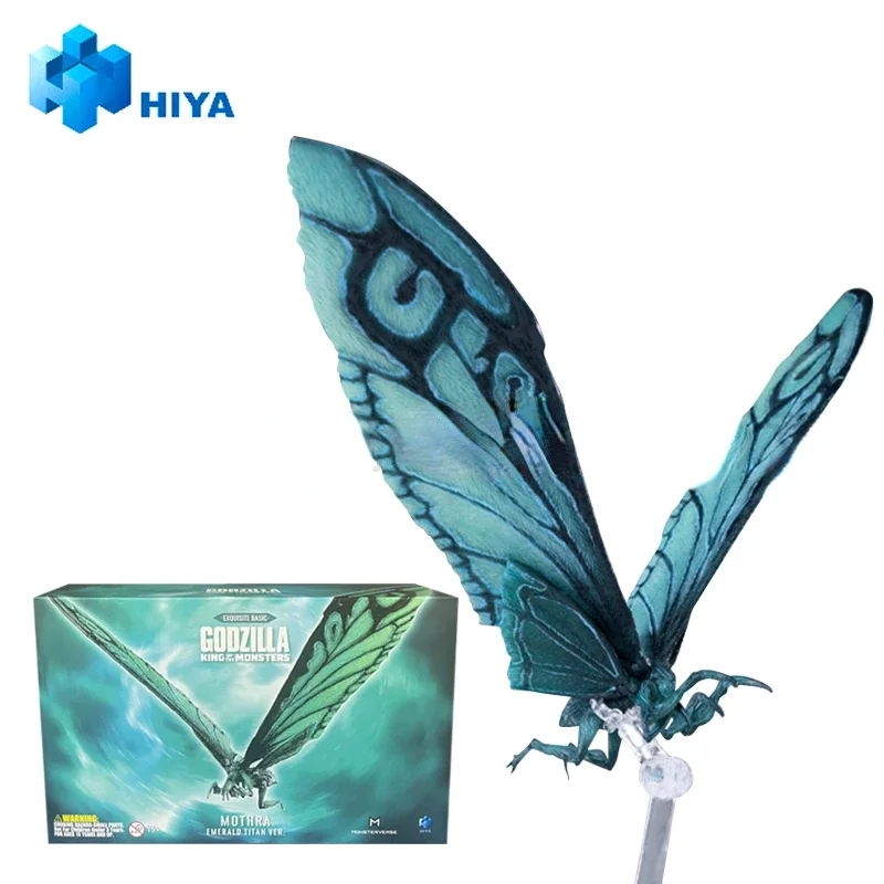 HIYA Action Figure Exquisite Basic Series GODZILLA KING OF THE MONSTERS Mothra Emerald Titan Ver.