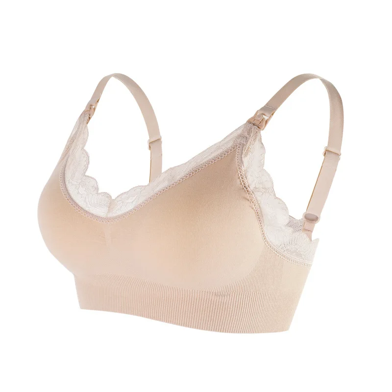 Breastfeeding Bras Maternity Nursing Bra for Feeding Nursing Underwear Clothes for Pregnant Women Wirefree Breathable Bra