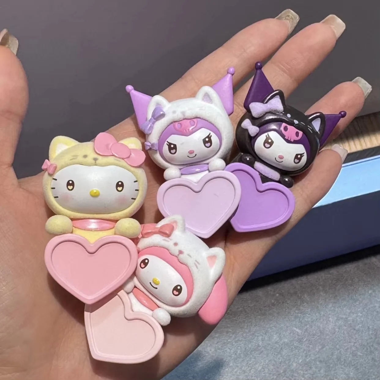 حقيقي سانريو جارديان مواء مجموعة هيبر سلسلة صندوق أعمى مرحبا كيتي لطيف مجموعة صغيرة سطح المكتب زخرفة موضة الاتجاه هدية #3