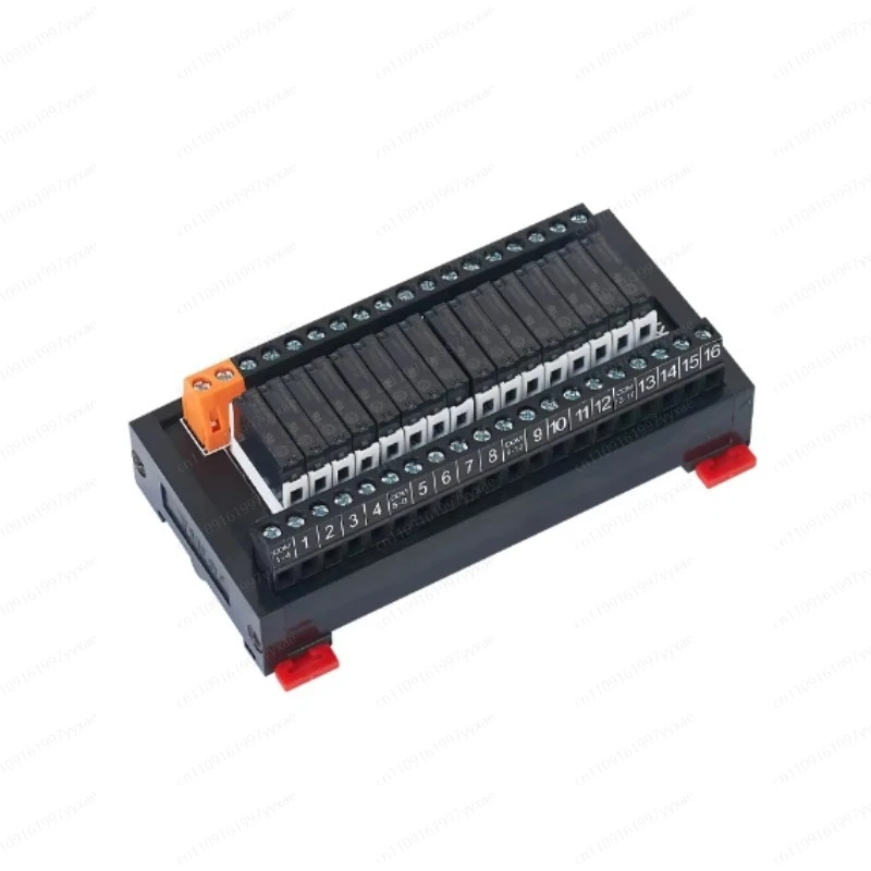 SK Series Relay Module Control Board PLC Amplifier DIN Rail Pluggable relay 4/6/8/10/12/16 Channel 5V/12V/24V NPN/PNP Compatible