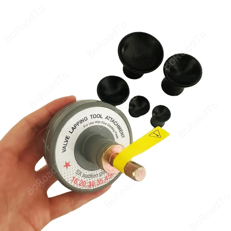 For Grinding Small Engine Kit Universal Valve Lapping Tool Attachment with 5 Suction Plates 1000rpm To 1250rpm Universal